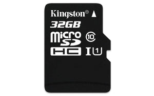 Kingston Digital 32GB Micro SDHC UHS-I Class 10 Industrial  Temp Card (SDCIT/32GBSP)