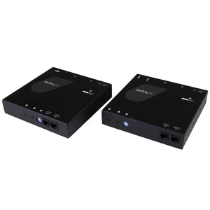 StarTech.com HDMI Video and USB Over IP Distribution Kit with Video Wall Support - 1080p (ST12MHDLANU)