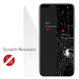 iPhone X Screen Protector, Macally Full HD Tempered Glass Screen Protector [Scratch-Resistant] for Apple iPhone X / 10 (TEMPX)