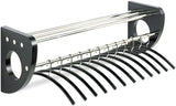 Safco Products Mode 36-Inch Wood Wall Coat Rack with Hangers, Black, 4212BL