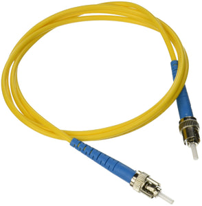 1m St/St Simplex 9/125 Singlemode Fiber Patch Cable - St Single Mode - Male - St