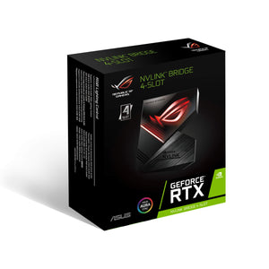 ASUS ROG GeForce RTX Nvlink Bridge with Aura Sync RGB 4 Slot Graphic Cards ROG-NVLINK-4