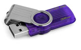 Kingston Digital 32 GB USB 2.0 Hi-speed Datatraveler Flash Drive DT101G2/32GBZ, Purple