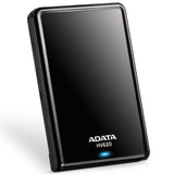 ADATA AHV620-2TU3-CBK Dash Drive HV620 Portable External Hard Drive 2TB USB 3.0, Black