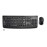 Kensington Pro Fit Wireless Combo Mouse and Keyboard Desktop Set (K72324US), Black