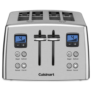 Cuisinart CPT-435C 4-Slice Countdown Mechanical Toaster Silver