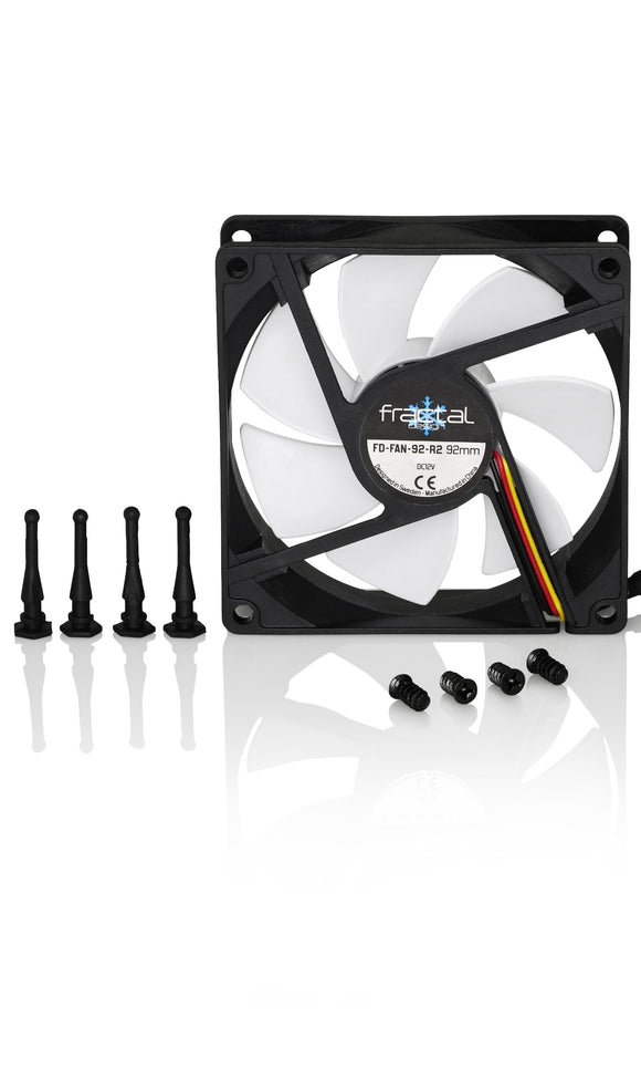 Fractal Design R2 92mm Fan FD-FAN-SSR2-92 Silent Series, Black