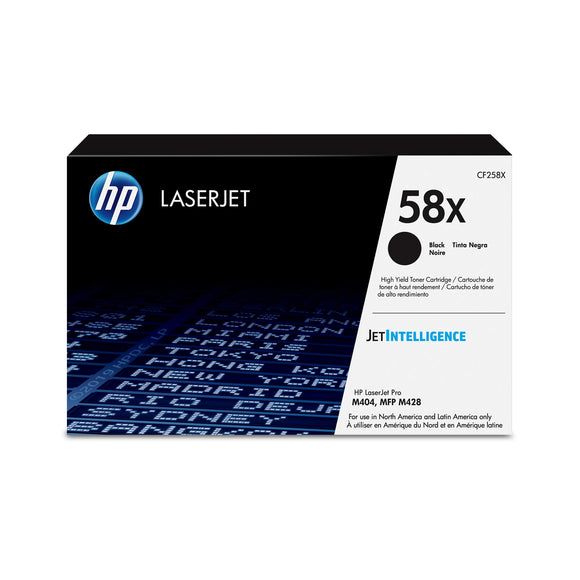 HP 58X (CF258X) High Yield Black Original Toner Cartridge