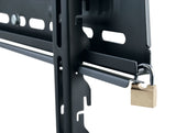 Telehook TH-3070-UF TV Wall Fixed Mount Universal VESA with Security Feature And Three Height Adjustment Levels (Black)