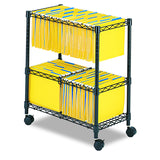 Safco Products Rolling Wire File Cart