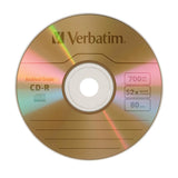 Verbatim CD-R 700MB 52X UltraLife Gold Archival Grade Surface & Hard Coat - 5pk Jewel Case