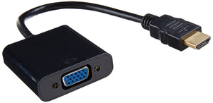 HDMI TO VGA ADAPTER W/ AUDIO M/F VIDEO CONVERTER