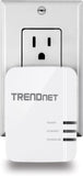 TRENDnet Powerline 1200 AV2 Single Adapter with Gigabit Port, Plug and Play, MIMO, Beamforming, TPL-420E