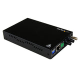 StarTech.com 10/100 Mbps Ethernet to Fiber Optic Media Converter - Steel - Chassis Mount - ST Multimode - 1310nm - 2km (ET90110ST2)