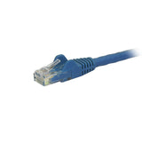 StarTech.com 6in Blue Cat6 Patch Cable with Snagless RJ45 Connectors - Short Ethernet Cable - 6 inch Cat 6 UTP Cable (N6PATCH6INBL)