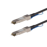 StarTech.com QSFP40GPC05M QSFP+ Direct Attach Cable, 1.6'/0.5m, 40Gbe Cable, MSA Compliant, Passive Twinax Cable, DAC Cable, QSFP+ Cable