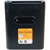 Royal ROY29171Y 100X 10-Sheet Full-Size Cross-Cut Shredder with Console - Black