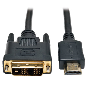 Tripp Lite HDMI to DVI Cable, Digital Monitor Adapter Cable (HDMI to DVI-D M/M) 3-ft.(P566-003)