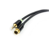 StarTech.com PC2TVSVID10 10-Feet S-Video with 3.5 mm to RCA Stereo Audio Video Cable