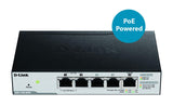 D-Link DGS-1100-05PD Smart Managed 5-Port Gigabit PoE Powered Desktop Switch