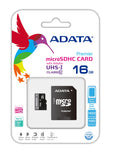 ADATA AUSDH16GUICL10-RA1 Premier 16 GB micro SDHC/SDXC UHS-I U1 Memory Card with One Adapter