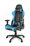 AROZZI VERONA-V2-BL Advanced Racing Style Gaming Chair with High Backrest, Recliner, Swivel, Tilt, Rocker and Seat Height Adjustment, Lumbar and Headrest Pillows Included, Blue