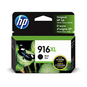 HP 916XL High Yield Black Original Ink Cartridge (3YL66AN)