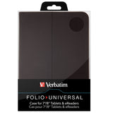 Verbatim Universal Folio Case for 7 to 8-Inch Tablets and e-Readers 98539