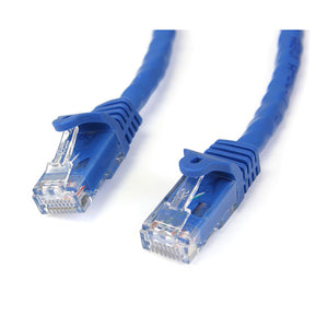 StarTech.com Cat6 Ethernet Cable - 7 ft - Blue - Patch Cable - Snagless Cat6 Cable - Short Network Cable - Ethernet Cord - Cat 6 Cable - 7ft (N6PATCH7BL)