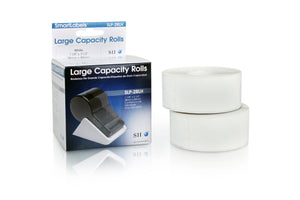 Seiko SLP-2RLH Instruments High-Capacity Address Labels for Smart Label Printers, White