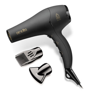 Andis 1875-Watt Tourmaline Ceramic Ionic Hair Dryer, Black (80480)