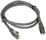 C2G 27240 Cat5e Cable - Snagless Shielded Ethernet Network Patch Cable, Gray (3 Feet, 0.91 Meters)