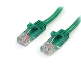 StarTech.com 45PATCH15GN Snagless RJ45 UTP Cat 5e Patch Cable, 15-Feet (Green)