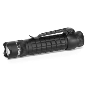 Maglite Mag-Tac LED 2-Cell CR123 Flashlight - Crowned-Bezel, Matte Black