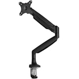 StarTech.com Desk Mount Monitor Arm - Full Motion Articulating - Monitors 12" to 34" Adjustable VESA Single Monitor Arm - Desk & Grommet Clamp - Black (ARMPIVOTHDB)