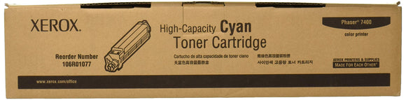 Xerox High Capacity Toner Cartridge for Phaser 7400 Printer -Cyan -Laser -18000 Page -1 Each