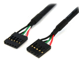 StarTech.com 24in Internal 5 pin USB IDC Motherboard Header Cable F/F - USB Cable - 5 pin IDC (F) to 5 pin IDC (F) - USB 2.0-2 ft - Black - USBINT5PIN24