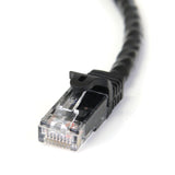 StarTech.com Cat6 Ethernet Cable - 10 ft - Black - Patch Cable - Snagless Cat5 Cable - Network Cable - Ethernet Cord - Cat 6 Cable - 10ft