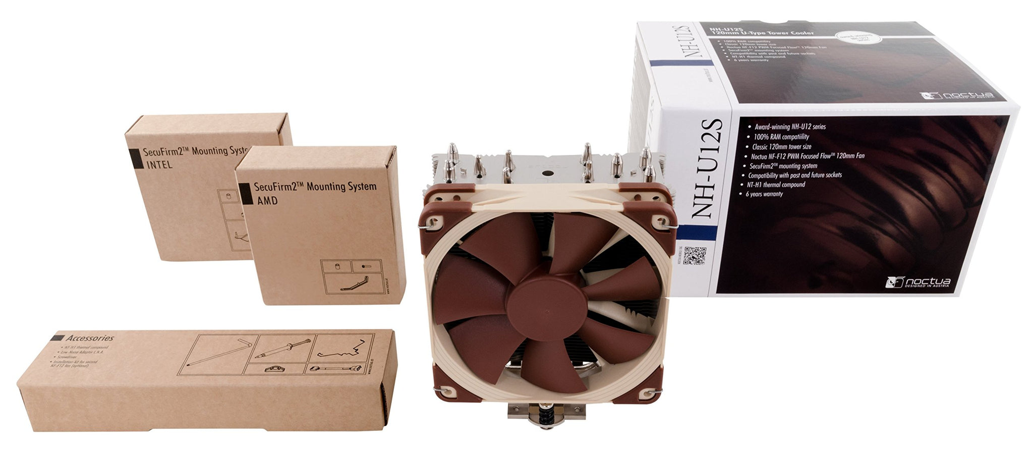 Noctua NF-F12 PWM 120mm Cooling Fan (Brown)