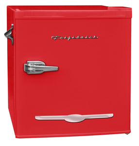 CURTIS INTERNATIONAL EFR176-RED 1.6 Cu Ft Retro Bar Fridge with Side Bottle Opener, Red