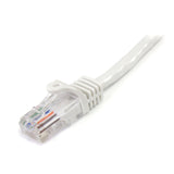 StarTech.com 45PATCH25WH Snagless RJ45 UTP Cat 5e Patch Cable, 25-Feet (White)