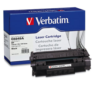 Verbatim HP Q5949A Remanufactured Laser Toner Cartridge, Black 95384