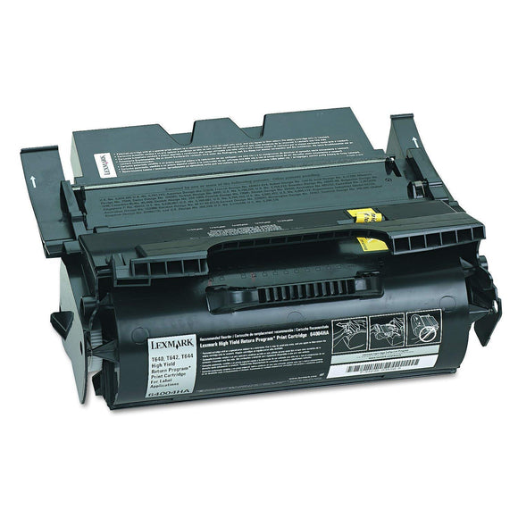 Lexmark T640, T642, T644 High Yield Return Program Print Cartridge -Black -Laser -21000 Page -1 Each