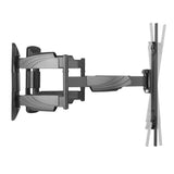 TV Wall Mount Corner Swivel Tilt 37-70in Monitors Flat/Curved