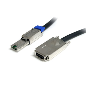 StarTech.com ISAS88702 2m External Serial Attached SCSI SAS Cable, SFF-8470 to SFF-8088