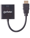 MANHATTAN 151467 Video Adapter HDMI/VGA, Black