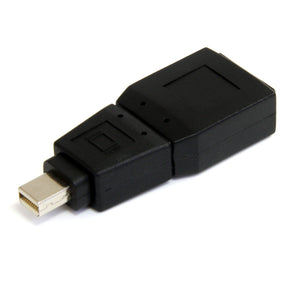 StarTech.com Mini DisplayPort to DisplayPort Adapter Converter - Mini DP (m) to DP (f) Converter Adapter (GCMDP2DPMF)