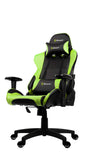 AROZZI VERONA-V2-GN Advanced Racing Style Gaming Chair with High Backrest, Recliner, Swivel, Tilt, Rocker and Seat Height Adjustment, Lumbar and Headrest Pillows Included, Green