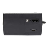 650VA 330W UPS Desktop Battery Back Up Compact 120V USB Charging