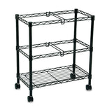 Safco Products Rolling Wire File Cart